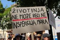 Odr�an prosvjed protiv okrutnosti prema �ivotinjama [ 207.25 Kb ]