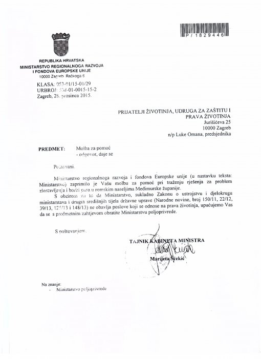 Odgovor ministarstvo regionalnog razvoja [ 482.98 Kb ]