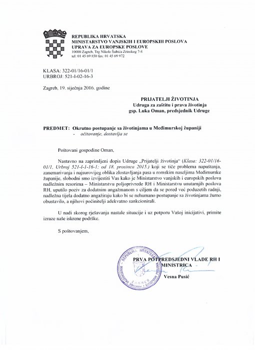  Odgovor Ministarstvo vanjskihi regionalnih poslova [ 552.89 Kb ]