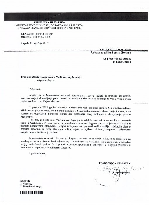 Odgovor Obrazovanje, znanost i sport 2 [ 678.22 Kb ]