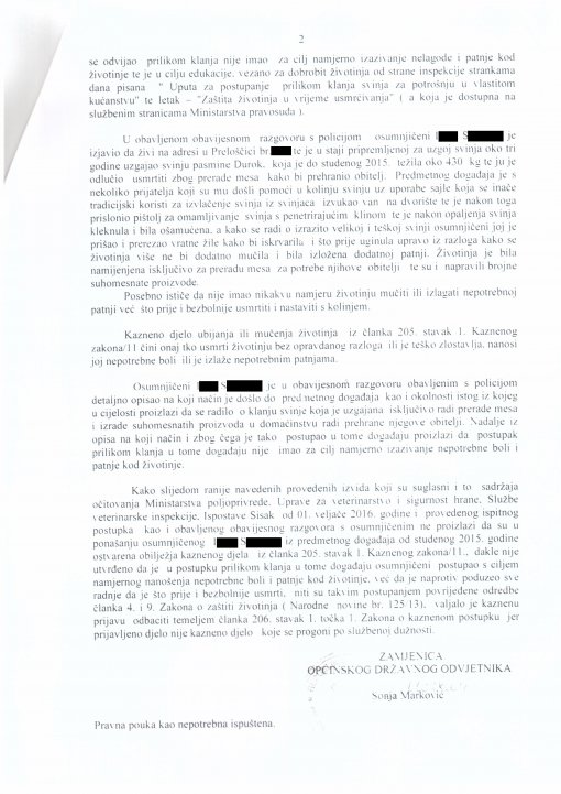Opcinsko drzavno odvjetnistvo u Sisku, odgovor 2 [ 1.09 Mb ]