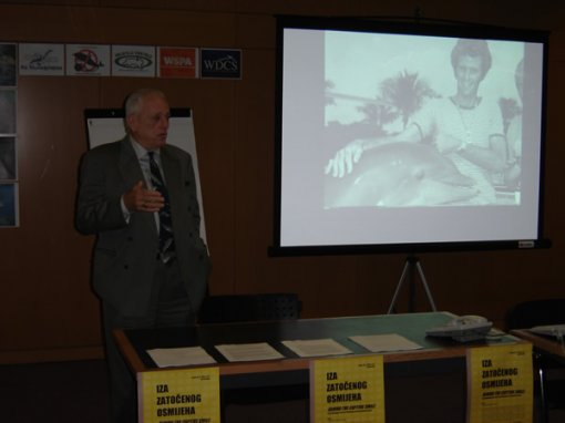 Ric O'Barry press konferencija u Zagrebu 2 Ric O'Barry press konferencija u Zagrebu 2
