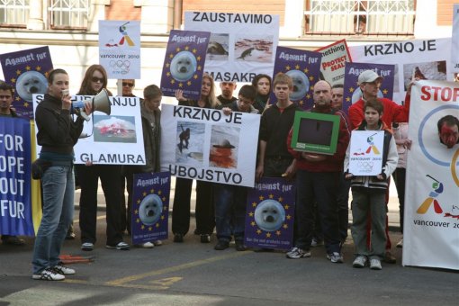 Against the seal slaughter Zagreb 2009 f [ 147.49 Kb ]