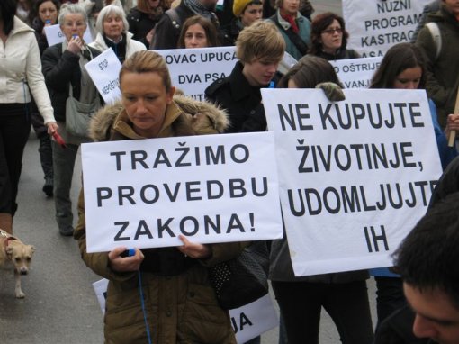 Protest for the implementation of the Animal Protection Act 2 [ 90.82 Kb ]